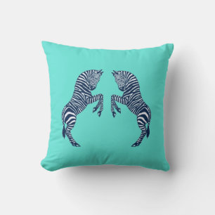 Blue Zebras Kissen