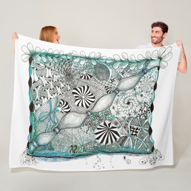 Blue Zen Blanket Fleecedecke (Beispiel)