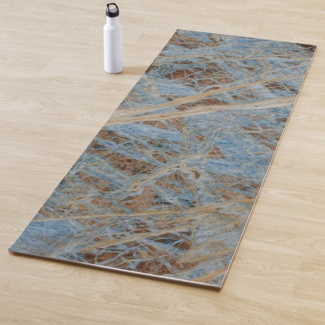 Blue Zen Marble Yoga Mat Yogamatte (Beispiel)
