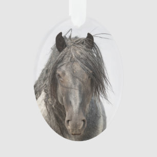 Blue Zeus Come Nah Wild Hoofbeats Ornament