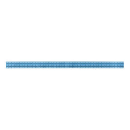 Blue Zigzag Satinband