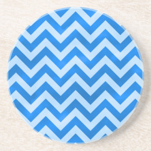 Blue Zigzag Untersetzer