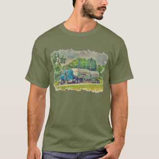 Blue Zistern Tanker Truckfahrergetriebe T-Shirt