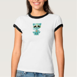Blue Zombie Sugar Kitten T-Shirt
