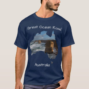 Blue Zwölf Apostles Great Ocean Road Australien T-Shirt