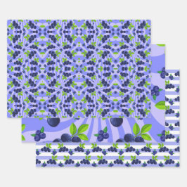 Bluebeeren-Jeden Anlaß Geschenkpapier Set