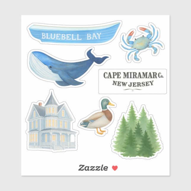 Bluebell Bay Sticker Collection 1 (Blatt)