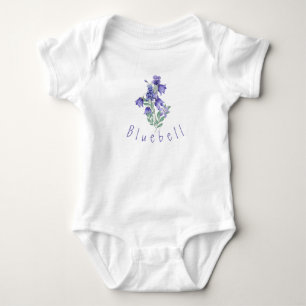 Bluebell-Blume Baby Strampler