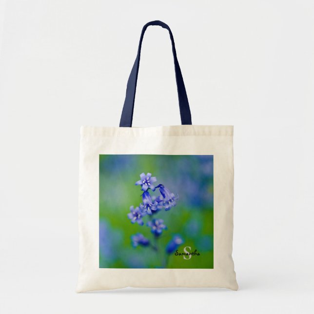 Bluebell Blume Tote Tasche (Vorne)