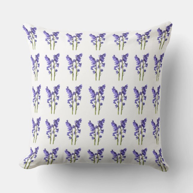 Bluebell Fabric Muster. Kissen (Vorderseite)