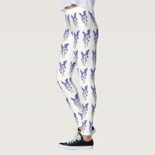 Bluebell Fabric Muster. Leggings