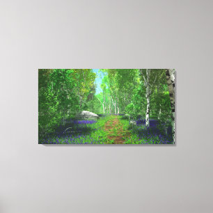 Bluebell Light Canvas Print Leinwanddruck