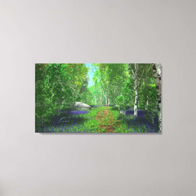 Bluebell Light Canvas Print Leinwanddruck (Vorderseite)