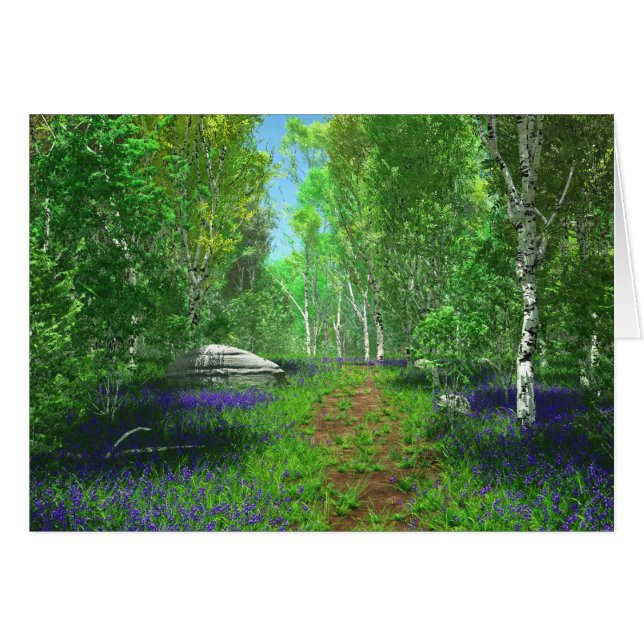 Bluebell Light Card (Vorderseite (Horizontal))