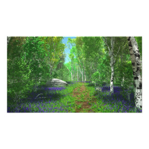 Bluebell Light Foto Print