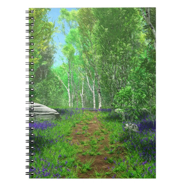 Bluebell Light Notebook Notizblock (Vorderseite)