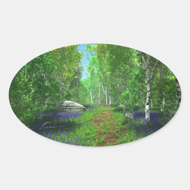 Bluebell Light Stickers (Vorderseite)