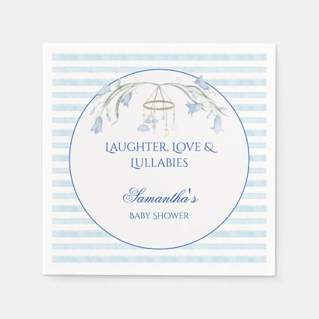Bluebell Mobile Celestial Boy Baby Shooter Serviette (Vorderseite)