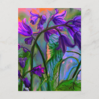 Bluebell Spring Postkarte