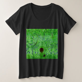 Bluebell Wood Igel Große Größe T-Shirt