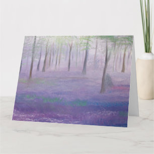 Bluebells Blaublütenwälder Geburtstag Karte