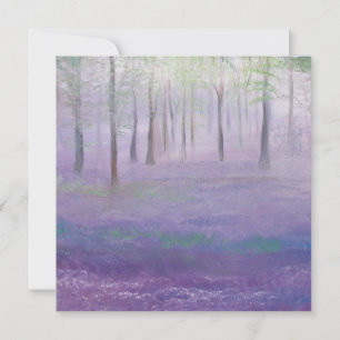 Bluebells Blaublütenwälder Geburtstag Karte