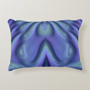 ~BLUEBELLS Blue Violet Fraktal Design ~ Dekokissen