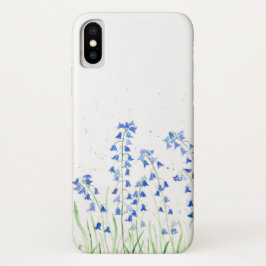 Bluebells blühende, rustikale Aquarellwälder Case-Mate iPhone Hülle