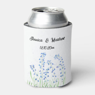 Bluebells Blume Blumen Wasserfarben Natur Hochzeit Dosenkühler