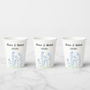Bluebells Blume Blumen Wasserfarben Natur Hochzeit Pappbecher