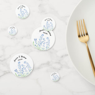 Bluebells Blumenblume Wasserfarben Hochzeiten Konfetti