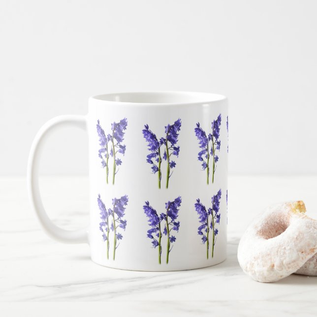 Bluebells Fabric Muster Kaffeetasse (Mit Donut)