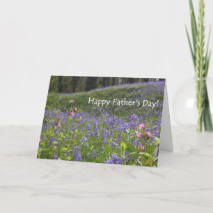 Bluebells Father's Day Card Karte