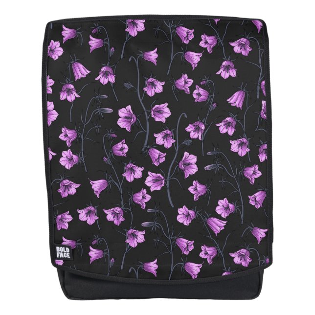 Bluebells, Harebells, Blumen 2 Rucksack (Vorderseite)