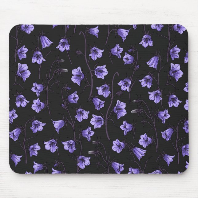 Bluebells, Harebells, Blumen Mousepad (Vorne)
