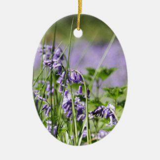 Bluebells in England Keramikornament