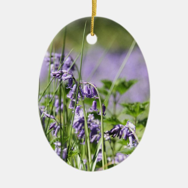 Bluebells in England Keramikornament (Vorne)