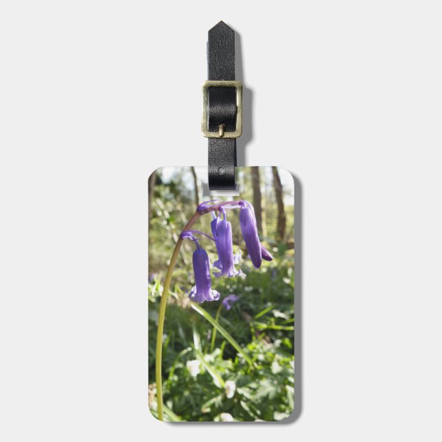 Bluebells Luggage Tag Gepäckanhänger (Vorderseite vertikal)
