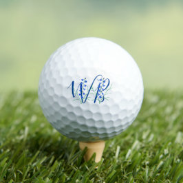 Bluebells Personalisiert Monogram Golfball
