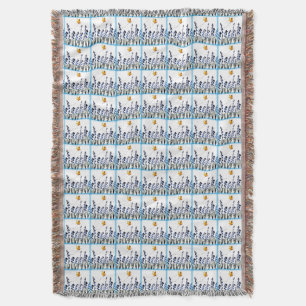 Bluebells Schmetterlinge Blumenmuster Decke