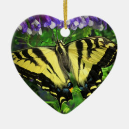 Bluebells und Butterfly Keramikornament