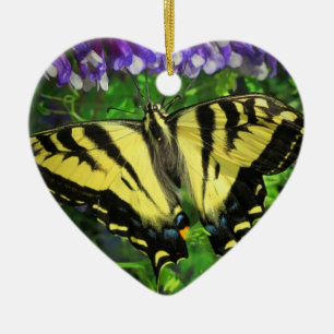 Bluebells und Butterfly Keramikornament