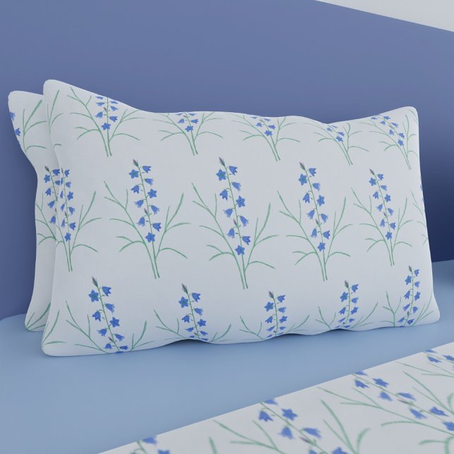 Bluebells White Standard Pillow Case Kissenbezug (Von Creator hochgeladen)