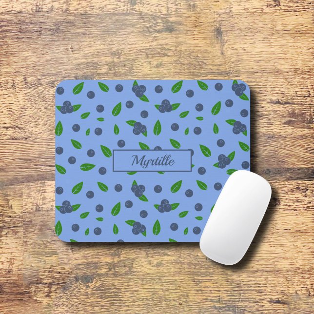 Bluebermuster Mouse Pad Mousepad (Blueberry pattern Mouse Pad)