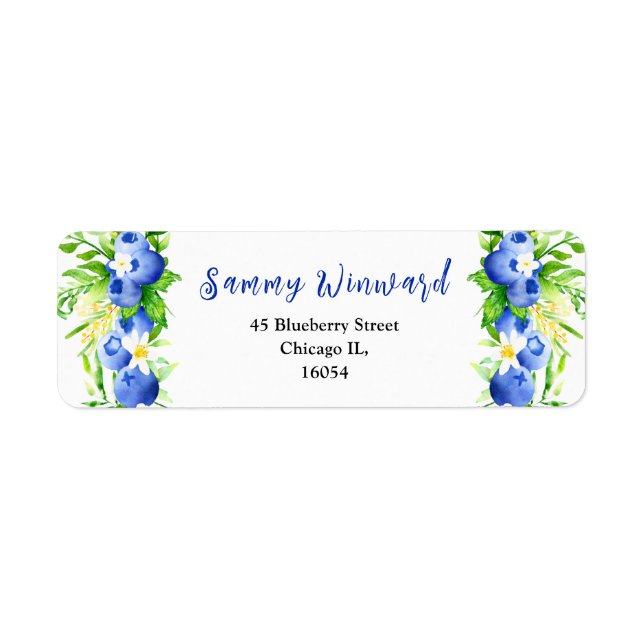 Blueberries and Foliage Baby Shower (Vorne)