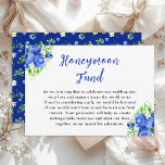 Blueberries and Foliage Wedding Honeymoon Fund Begleitkarte<br><div class="desc">Diese schöne und elegante Hochzeitsflitterwochen-Fondskarte bietet Blaubeeren,  Molkereien und Blattwerk in Aquarellen. Der Text kombiniert handgeschriebene Skript- und Serif-Schriftart für ein stilvolles und modernes Aussehen. Das ist perfekt für einen Frühling oder Sommer rustikale Hochzeit.</div>