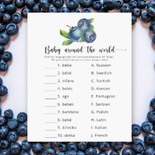 Blueberries - Baby rund um das Weltspiel