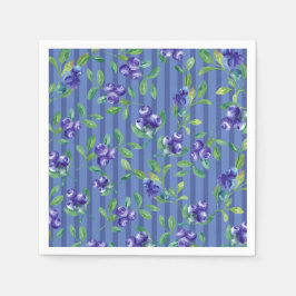 Blueberries Berry Sweet Baby Dusche Serviette