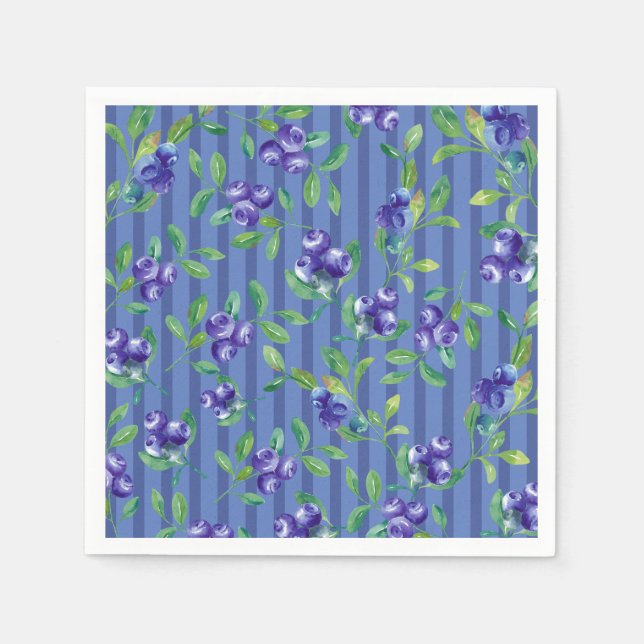 Blueberries Berry Sweet Baby Dusche Serviette (Vorderseite)