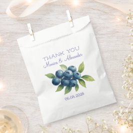 Blueberries Blueberry Fruits Wedding Vielen Dank Geschenktütchen